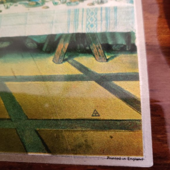 Vtg 1980 Scafa Tornabene The Last Supper Art Painted In England Religious Plaque - Picture 13 of 16